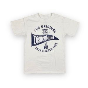 Disney Original Mickey Mouse Tee Shirt White Blue Mens Size S No Flaws Worn Once